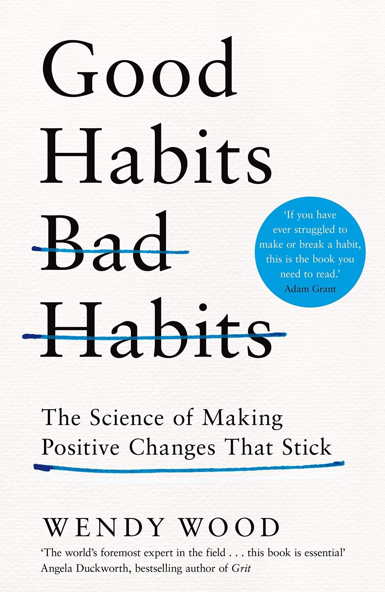 Good Habits Bad Habits - Bookvogue