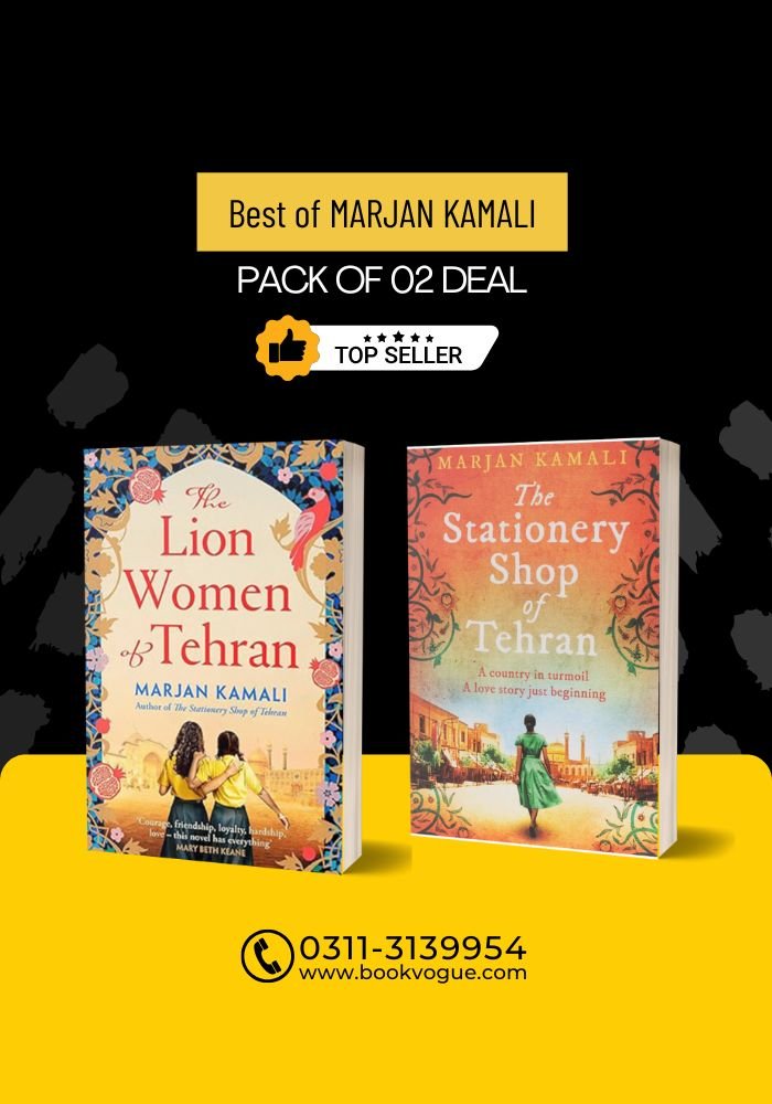 Pack of 2 Best - Selling Books: Lion Women of Tehran + Stationery Shop of Tehran - Bookvogue